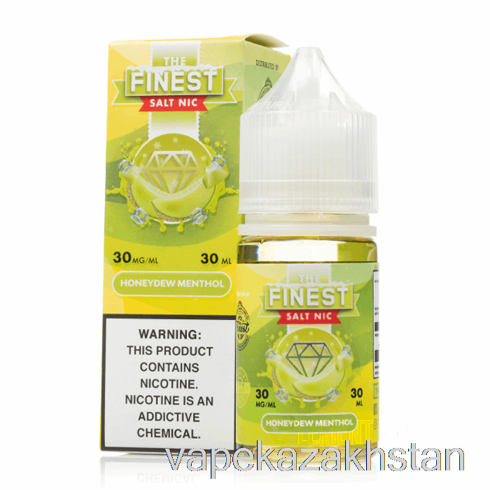 Vape Kazakhstan Honeydew MENTHOL - The Finest Salt Nic - 30mL 50mg